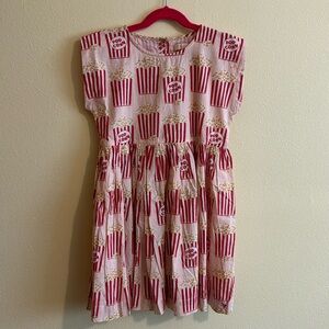 NWOT Pink Chicken Popcorn Dress